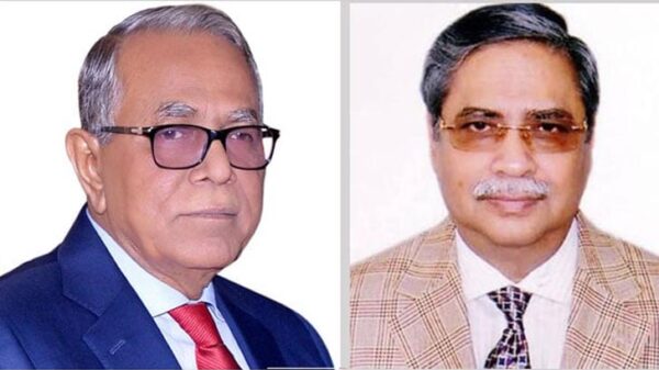 রাষ্ট্রপতি নির্বাচিত হওয়ায় সাহাবুদ্দিনকে অভিনন্দন আবদুল হামিদের