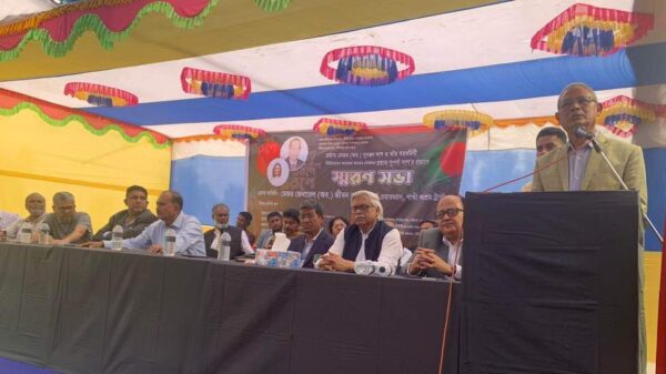 মেজর (অব:) সুরঞ্জন দাশ বঙ্গবন্ধু ও মুক্তিযুদ্ধের চেতনা বাস্তবায়নে আজীবন কাজ করে গেছেন- মেজর জেনারেল (অব:) জীবন কানাই দাশ